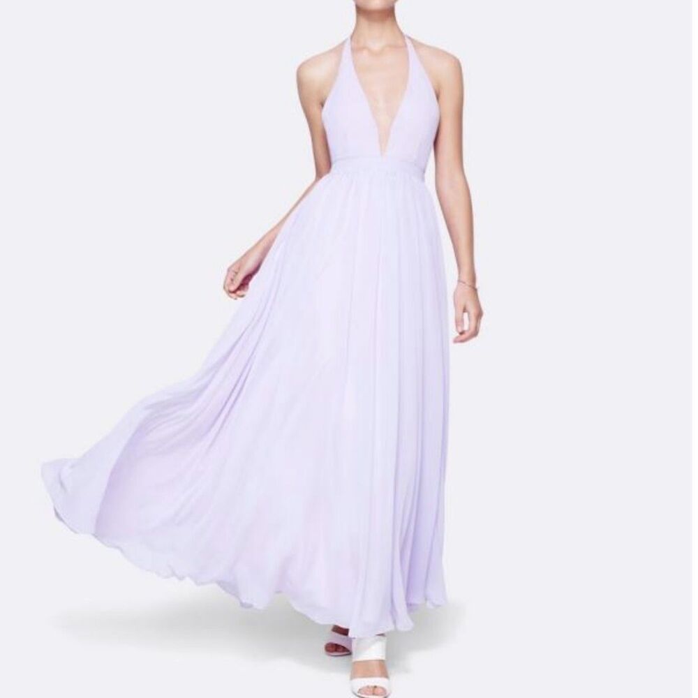 Fame and Partners Halter Maxi Dress